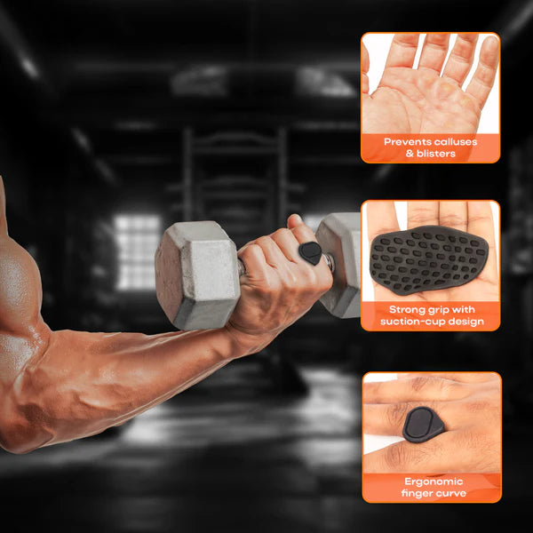 PrimePickz™ ProGrip Palm Guards – Non-Slip Hand Protection for Gym, CrossFit & Weight Training
