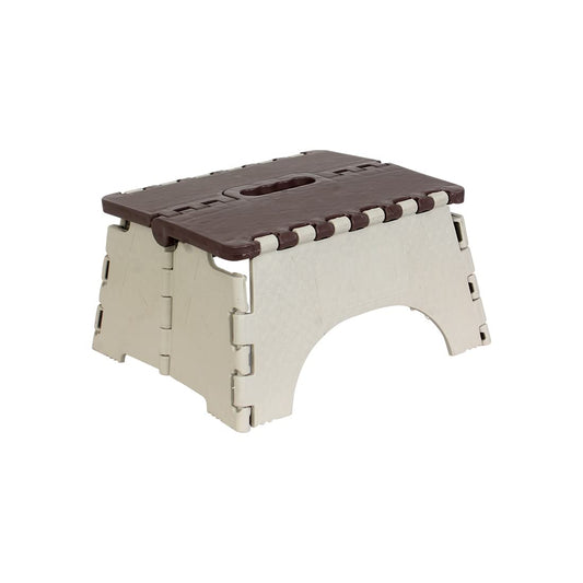 PrimePickz SteadyStep™ 7-Inch Super Strong Folding Step Stool | Heavy-Duty Plastic | Safe Non-Slip Design for Adults & Kids