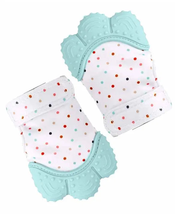 PrimePickz™ NibbleSafe Baby Teething Glove – Soft Silicone Teether Mitten