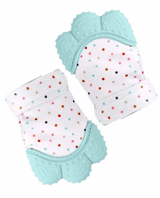 PrimePickz™ NibbleSafe Baby Teething Glove – Soft Silicone Teether Mitten